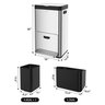Takywep Lixeira Vertical Inox 53l com 2 Compartimentos Silenciosa - 5