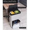Takywep Lixeira Vertical Inox 53l com 2 Compartimentos Silenciosa - 2