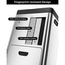 Ver imagem 4 de Takywep Lixeira Vertical Inox 53l com 2 Compartimentos Silenciosa
