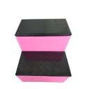 Ver imagem 3 de Escada Escadinha Auxiliar 2 Degraus Antiderrapante para Maca Estética e Beleza - Rosa