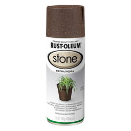 Tinta Spray Efeito Pedra Stone Cor Marrom Rust Oleum - 1