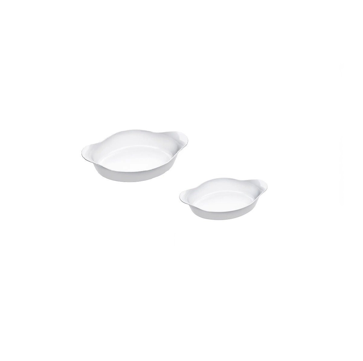 Kit Assadeira Marinex Oval Opaline Média Pequena Travessa - 1