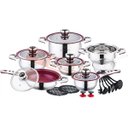 Ver imagem 1 de Jogo de Panela Vermelha Antiaderente/fogão Indução