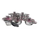 Ver imagem 6 de Jogo de Panela Vermelha Antiaderente/fogão Indução