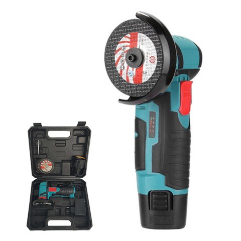 Esmerilhadeira Portatil Serra Lixadeira Sem Fio Angular Corte Polimento Ceramica Madeira Ferro Aço C