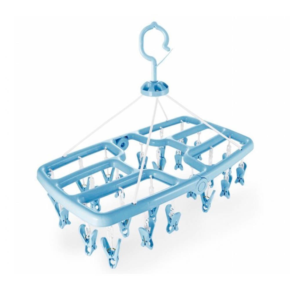 Mini Varal com 24 Prendedores Azul Lifestyle - 1