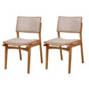 Ver imagem 1 de Conjunto com 2 Cadeiras em Madeira Eloá