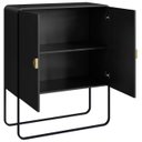 Ver imagem 5 de Balcão de Cozinha 90cm com 2 Portas Mario Nero/preto A10 - Mpozenato