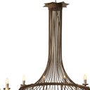 Ver imagem 6 de Lustre Grande Dourado com 12 Bocais para Sala de Jantar Grande