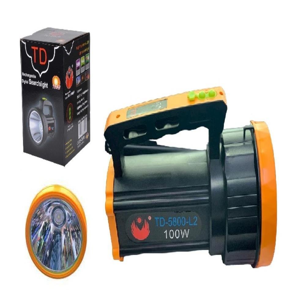Lanterna 100w Alcance 2km 2000metros Holofote Farolete Led - 1