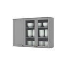 Ver imagem 1 de Armário Aéreo 120cm com Vidro 3 Portas Emily Henn