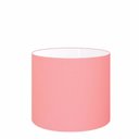 Ver imagem 1 de Cúpula Abajur e Luminária em Tecido Cilíndrica Vivare Cp-7007 Ø20x22cm - Bocal Nacional - Rosa Bebê