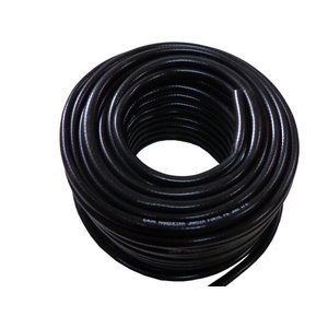 Mangueira Emborrachada Resistente Quintal Preta 1/2 - 50m