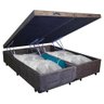 Cama Box Baú King Bipartido Suede Sereneprime Marrom 192x203x44 - 2
