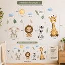 Ver imagem 5 de Adesivo de Parede Infantil Safari Aquarela Decoração de Quarto de Bebê e Brinquedoteca
