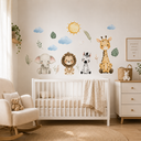 Ver imagem 2 de Adesivo de Parede Infantil Safari Aquarela Decoração de Quarto de Bebê e Brinquedoteca