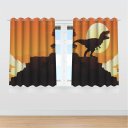 Ver imagem 2 de Cortina Infantil Estampada 2,60 X 1,50m Dinossauro Mod 01