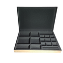 Ver imagem 4 de Porta Joia e Biju 16 Divisões e Aneleira Flocado em Preto Josely Flocados