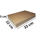 Ver imagem 5 de Porta Joia e Biju 16 Divisões e Aneleira Flocado em Preto Josely Flocados
