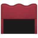 Ver imagem 7 de Cabeceira Queen Bari P02 160 cm Para Cama Box Suede Vermelho