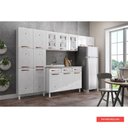 Ver imagem 7 de Cozinha Aço Completa Telasul Mirage New Bco 3vidros Balcão P/ Pia