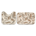 Ver imagem 2 de Jogo de Tapetes para Banheiro 2 Peças Folhas Classic Único