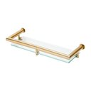 Ver imagem 1 de Porta Shampoo de Banheiro em Aço Inox Dourado Brilhante Linha Tessália Stainless