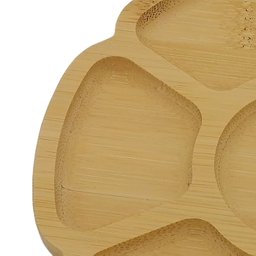 Kit 3 Petisqueiras Flor Bambu 25cm Class Home - 3