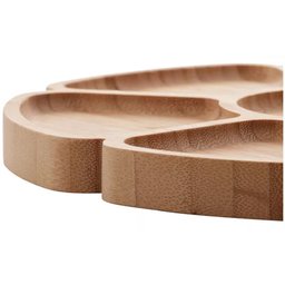 Kit 3 Petisqueiras Flor Bambu 25cm Class Home - 4