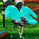 Ver imagem 6 de Luvas Jardinagem Plantar Cavar Garras Limpeza Jardim Horta
