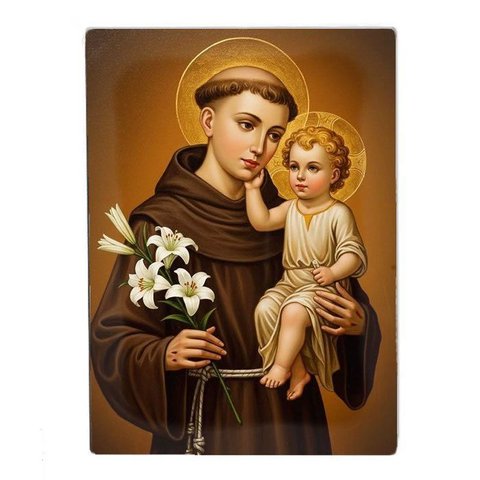 Placa Decorativa São Francisco de Assis Católico Religioso Jesus