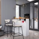 Ver imagem 6 de Mesa Bancada Balcão Ilha para Cozinha com 3 Portas e Nichos Divisor de Ambiente Veneza