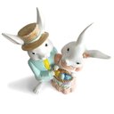 Ver imagem 6 de Casal de Coelhos Agnes e Gerard Decorativo 30x20cm