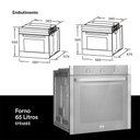 Ver imagem 5 de Forno Elétrico de Embutir EOS 65L Porta de Vidro Espelhado EFE65EE 220V