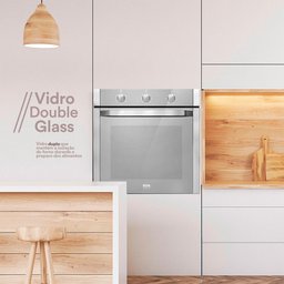 Forno Elétrico de Embutir EOS 65L Porta de Vidro Espelhado EFE65EE 220V - 3