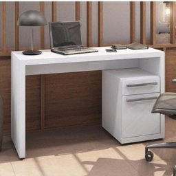 Escrivaninha Mesa Escritório para Notebook com Armário S970 - 1 Escrivaninha Mesa Escritório para Notebook com Armário S970 - 1