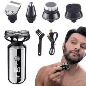 Barbeador Eletrico 5 em 1 Relaxmedic Perfeito para Homens