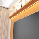 Ver imagem 5 de Painel para TV até 84 Polegadas com LED MDF 269cmx219cm Led e Cristaleira Nature Vitoria Regia YesCasa