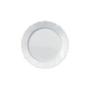 Ver imagem 4 de Kit 6 Pratos Rasos Nadir Figueiredo Pétala Vidro Floral Branco 25cm Duralex