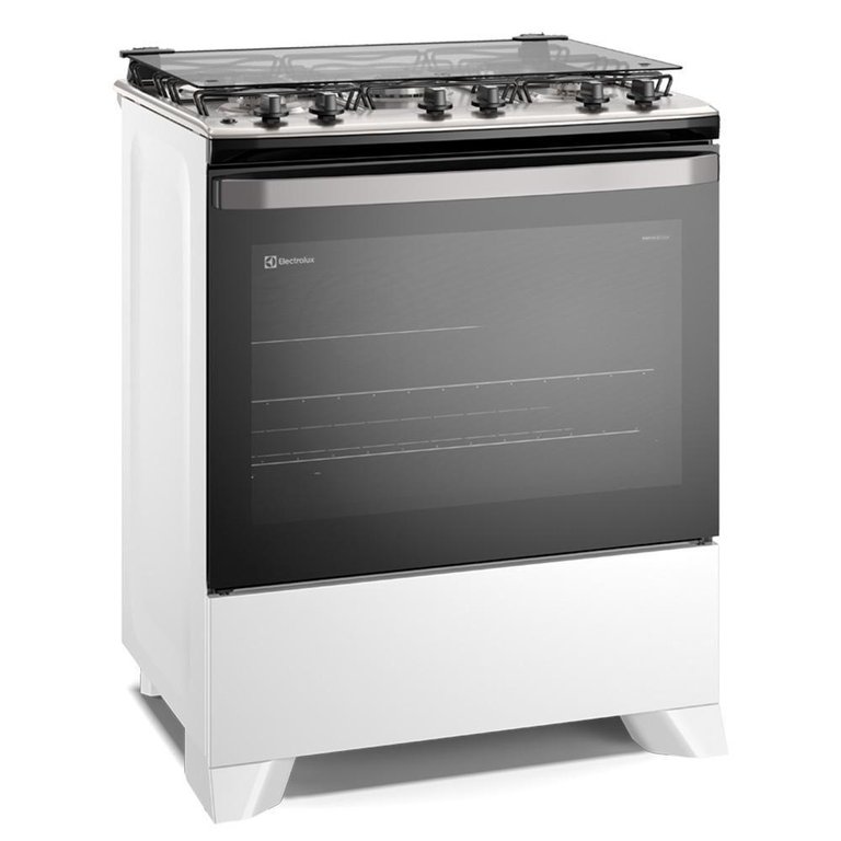Fogão Electrolux Fe5ib 5 Bocas com Tripla Chama e Acendimento Automático Branco Fogão Electrolux Fe5ib 5 Bocas com Tripla Chama e Acendimento Automático Branco