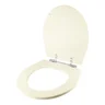 Assento Sanitario Poliester Ritz Creme para vaso Deca - 2