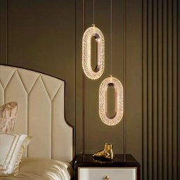 Pendente Orion Dourado Led 6w Bivolt Multitemperatura 3000k 4000k 6500k Metal e Acrílico Design Mode - 2