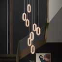 Ver imagem 7 de Pendente Orion Dourado Led 6w Bivolt Multitemperatura 3000k 4000k 6500k Metal e Acrílico Design Mode