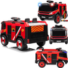 Caminhão de Bombeiro Zippy Toys 12v Vermelho Mangueira Controle - 2