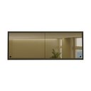 Ver imagem 4 de Armário de Cozinha Aéreo com 2 Portas de Vidro 120cm Florença Multimóveis MP2425 Preto