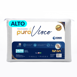Travesseiro Sonos Puro Visco Nasa Alto 14cm de Altura - 2