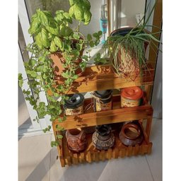 Jardineira de Chão, Suporte para Plantas, Floreira Madeira P13 - 6