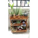 Ver imagem 1 de Jardineira de Chão, Suporte para Plantas, Floreira Madeira P13
