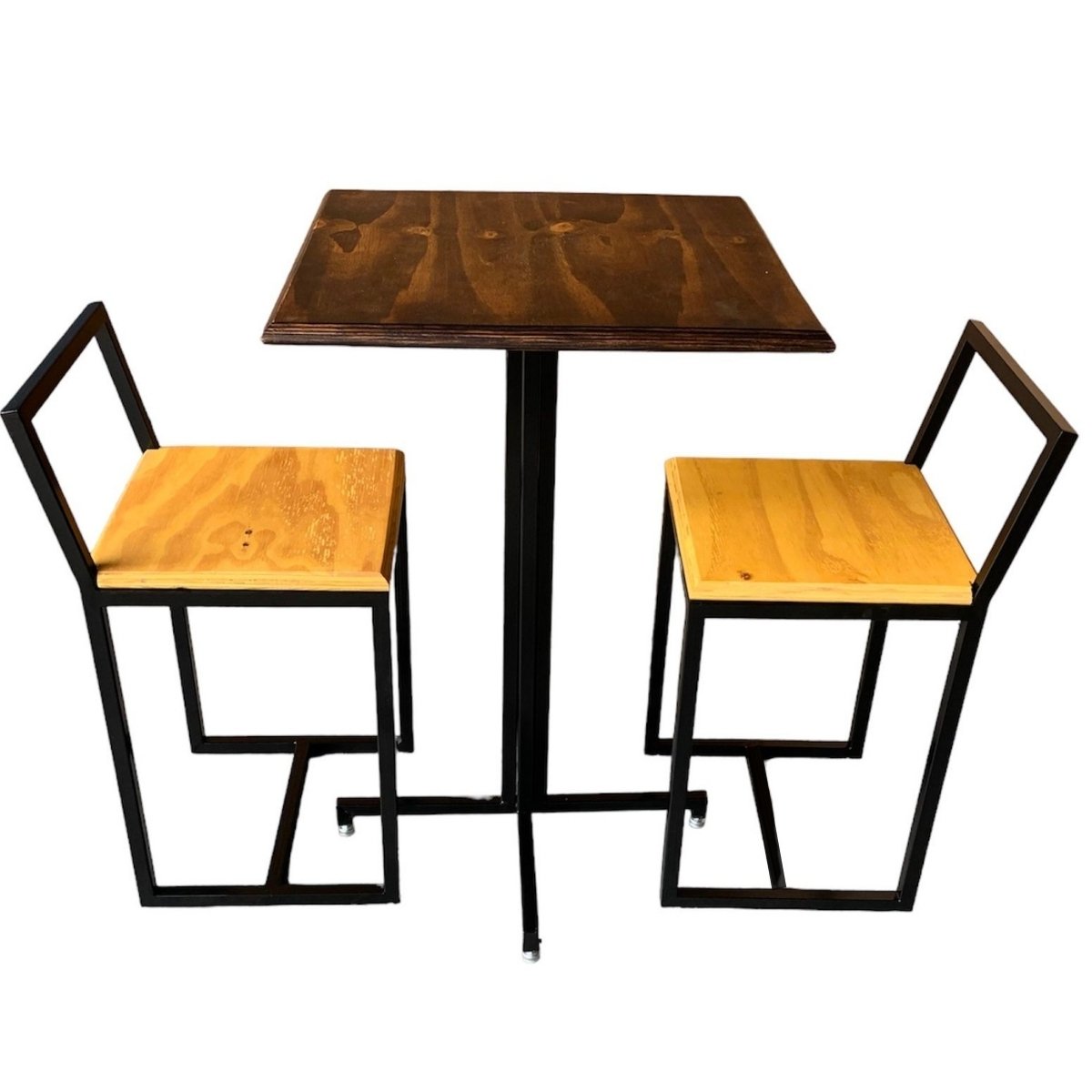 Conjunto Mesa Liberty Imbuia 2 Cadeiras Madeira Industrial Don Castro Conjunto Libert Natural - 2