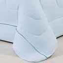 Ver imagem 3 de Edredom 100% Algodão Percal 150 Fios Dupla Face Solteiro Gran Moratta 1 Peça - Verde-branco